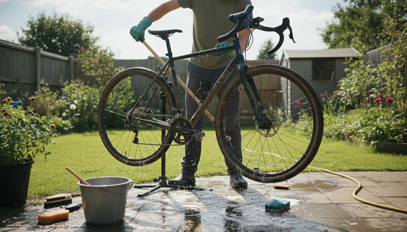 Gravelbike schoonmaken